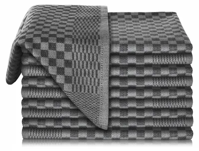 Productafbeelding van Keukenhanddoeken - 10 stuks - 100% katoen - 70 x 45 cm - Zwart