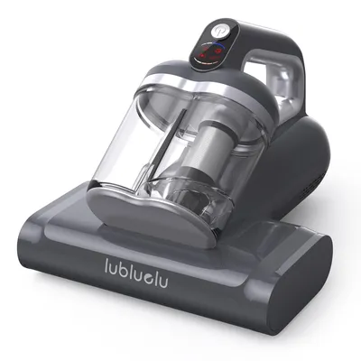 Immagine prodotto di Lubluelu CM210 Aspirapolvere portatile wireless per acari, con potenza di 15000Pa, luce UV-C, tecnologia a ultrasuoni e funzione di aria calda a 55°C, ideale per materassi