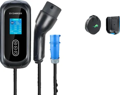 Obrázok produktu pre Nabíjačka pre elektrické vozidlá, prenosná, pripojenie WLAN, APP-72KW-5M, TYP2