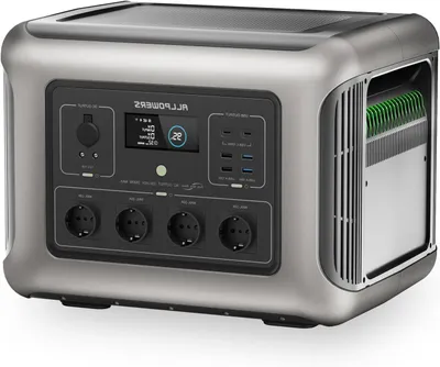 Productafbeelding van Draagbare Powerstation - Noodstroomgenerator - Zonne-energiecentrale - Mobiele Energieopslag - Outdoor Accu