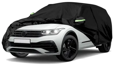 Productafbeelding van Waterdichte en ademende autodekking voor VW T-Roc, modeljaren 2017-2025, kleur zwart