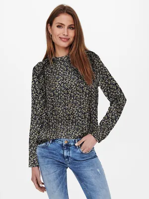 Productafbeelding van ALLEEN 15154629, Top (kleding), Volwassene, Vrouw, Blauw, Blauw / Nachthemel, Lange mouwen