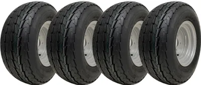 Produktbild von 20.5x8.0-10 Anhänger-Reifen-Rad 8lagig 100mm PCD Wanda Straßenzulassung 605kgs (Satz von 4)