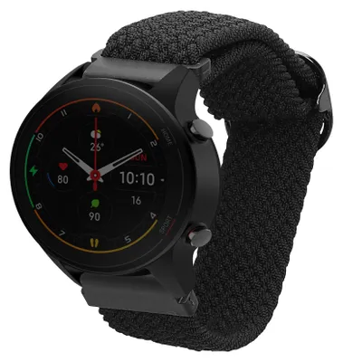 Produktbild von kwmobile Armband kompatibel mit Xiaomi Watch S4/S4 Sport/S3/S2/Watch S1 Active/Redmi Watch 5 Active - Nylon Fitnesstracker Sportarmband Band in