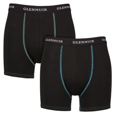 Produktbild von Glenmuir - 2er Pack Herren Performance Boxershorts Atmungsaktiv Sport Fit