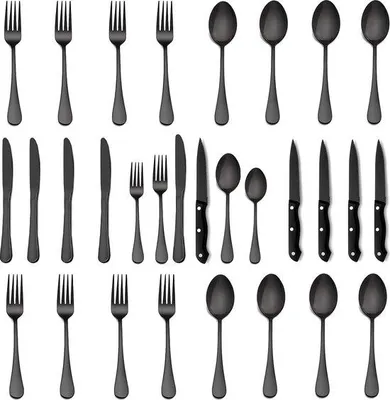 Produktbild von Famanu Besteckset 24-teilig mit Steakmessern für 5 Personen - Hochglanzpoliert