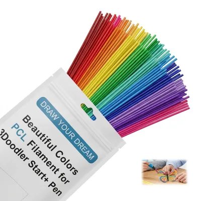 3D-Filament 2,5 mm, 110 Stück, 22 Farben, PCL, für 3Doodler Start+