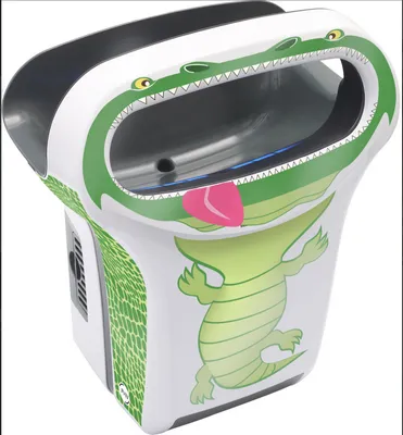 Händetrockner Kinder Kids Krokodil Wandmontage Aluminium 800 W JVD 811791KIDS