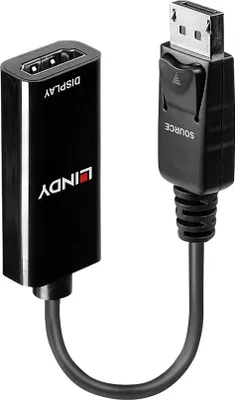 Obrázok produktu pre Lindy Videoanschluß - DisplayPort (M) bis HDMI (W)