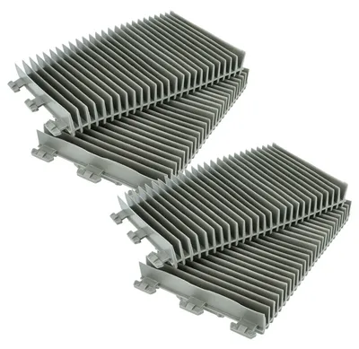 Produktbild von vhbw 4x Bürste Ersatz für Zodiac R06388800 für Poolroboter, Poolsauger - Aus PVC, 21 x 12,5 x 2,4 cm