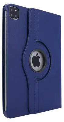 Produktbild von 360° Schutz Hülle für Apple iPad Pro 12.9" 4. Generation 2020 Case Etui Tasche Cover Drehbar - BLAU