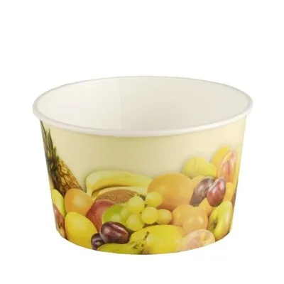 Produktbild von Eisbecher, Pappe rund 250 ml Ø 10 cm · 6 cm "Früchte"
