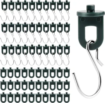 70 Stück Grow House Clips und Haken, Robuste Pflanzenhalter und Zubehör für Gewächshäuser, Ideal für Gartenarbeit und