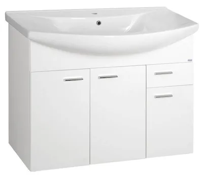 Produktbild von Aqualine ZOJA Unterschrank 93x74x34cm, weiß