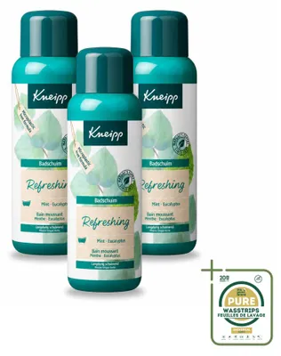 Imagen del producto de 3 unidades de gel de ducha Kneipp con menta y eucalipto - 400 ml - Paquete de suministro