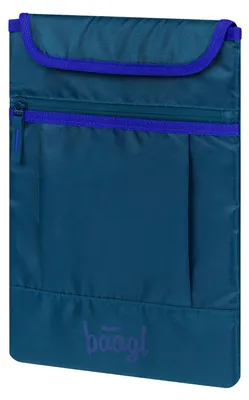 Immagine prodotto di Custodia per laptop Baagl, 15 pollici, fodero per notebook, borsa per laptop per bambini - Logo blu