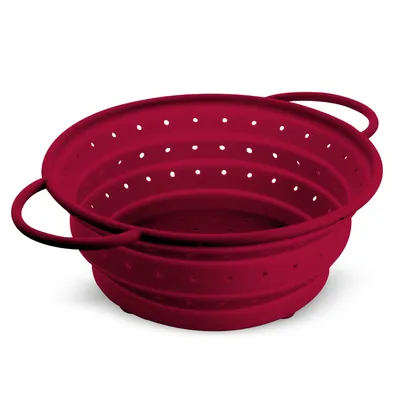 Produktbild von Coolinato faltbares Silikon-Sieb 24 cm rot