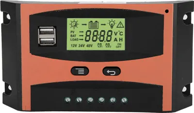 Productafbeelding van 12V/24V MPPT zonnepaneelregelaar met LCD-scherm - Automatische batterijcontroller, 30A