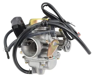 Obrázok produktu pre Karburátor TNT, kompletná sada s elektrickým škrtiacim ventilom, priemer 24 mm, určený pre modely Kymco Super 8 125 a Kymco Like 125