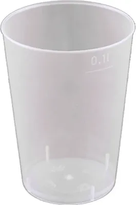 Produktbild von 1400 Mehrweg Light Trinkglas 100 ml Polypropylen