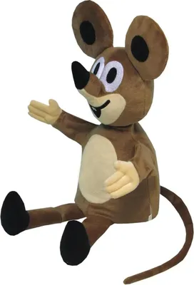 Produktbild von Handpuppe Maus aus der TV-Serie Der kleine Maulwurf, Grösse 40 cm