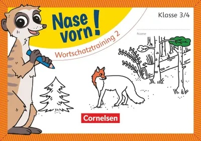 Obrázok produktu pre Nase vorn! Deutsch 3./4. Schuljahr - Übungsheft: Wortschatztraining 2