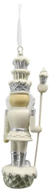 Immagine prodotto di Clayre & Eef Schiaccianoci pendente natalizio 11 cm plastica beige