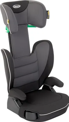 Obrázok produktu pre Graco Logico™ L i-Size R 129, detská sedačka od cca 3,5 do 12 rokov (100 až 150 cm), výškovo nastaviteľné opierky rúk, prateľné poťahy, inštalácia pomocou pásu vozidla, detská sedačka čierna, Midnight
