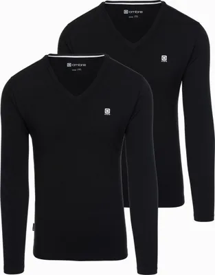 Produktbild von Ombre Clothing Herren-T-Shirt-Set Ilisoni schwarz XXL