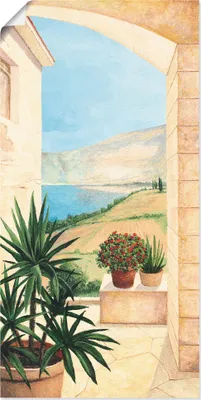 Produktbild von ARTland Poster Blick auf Toskanalandschaft Größe: 30x60 cm
