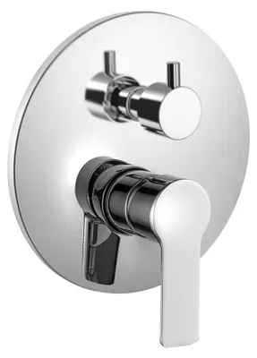 Productafbeelding van Bruckner BARON Inbouw douchearmatuur, 2 uitgangen, bovenstukken, chroom
