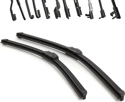 Produktbild von 2x ULTRA / FLAT Scheibenwischer Wischerblatt GELENKLOS + EASY-CLIP in 650/650mm