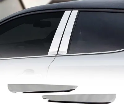 Obrázek produktu pro Obložení sloupku dveří B pro Mercedes třídy X 2017-2020 z nerezové oceli 2ks
