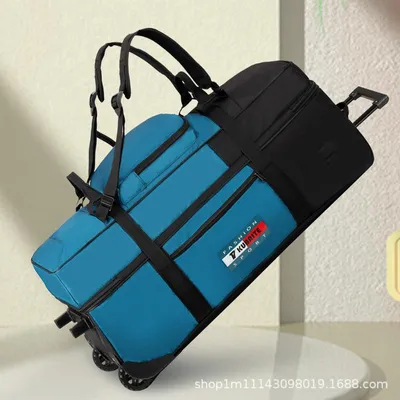 Produktbild von STUNQ® Uni Reisetasche mit Rollen, faltbare Tasche, große Kapazität, wasserdicht, Handtasche