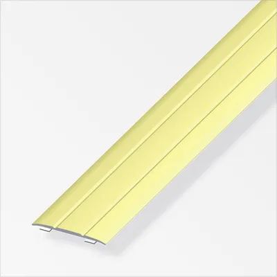 Produktbild von alfer Übergangsprofil 1 m, 37 x 2.5 mm Aluminium eloxiert messing