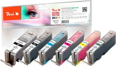 Produktbild von Peach Patrone Canon PGI-570XL/571XL Multi6Pack KOM