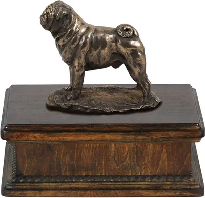 Zdjęcie produktu dla Staffordshire Bull Terrier, Staffik, Staffi I - urna na psie prochy, klasyczna urna ze statuetką, elegancka urna z psem marki Art-Dog