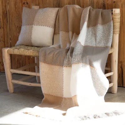 Produktbild von Kariertes Plaid in Mohair-Optik