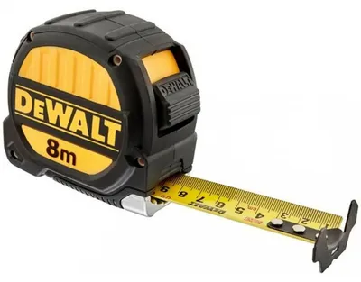 DEWALT Maßband Premium 8 m mit 32 mm Bandbreite DWHT36928-0
