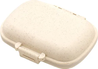 Produktbild von Pillendose Klein,Tablettenbox 7 Tage,8 Fächer für Reise 10,5*8,5*3cm