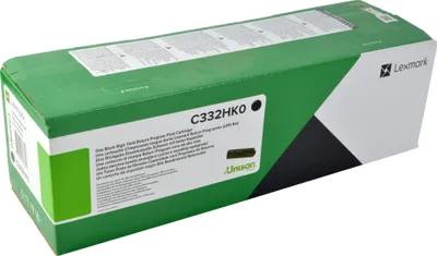 Produktbild von Lexmark C332HK0, 3000 Seiten, Schwarz, 1 Stück(e)