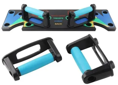 Image de Planche de pompes pliable - Push-up Board, appareil de fitness pour la maison - Poignées de pompes pour Home Gym