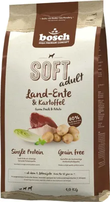 Produktbild von bosch Tiernahrung 4015598009201, Adult, jede Rasse, Ente, Kartoffel, 1 kg