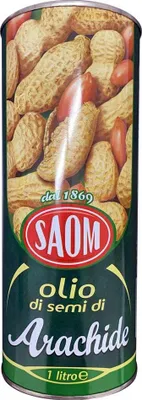 Produktbild von Saom Olio di Semi di Arachide Erdnussöl Speiseöl Frittieröl 100% Italienisches Öl dose 1Lt
