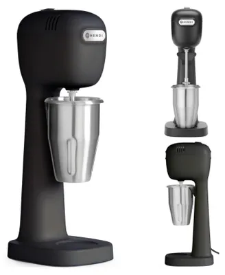 Produktbild von Milchshake-Mixer Standmixer für Cappuccino Freddo Frappés Schwarz 400W HENDI