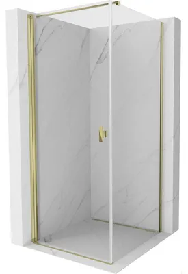 Obrázek produktu pro Mexen Mist-B sprchový kout otevírací 100 x 100 cm, transparentní, zlatý - 8A2T-100-100-50-00