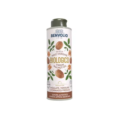 Immagine prodotto di Benvolio 1938 Olio di Noci Biologico Vergine Spremuto a Freddo 250ml