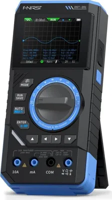 Obrázek produktu pro FNIRSI DST-201 Ruční digitální multimetr, osciloskop a generátor signálu 3v1, 1 MHz, 5 MSa/s