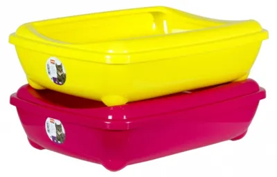 Produktbild von Karlie Katzentoilette  Artist O Tray Hawai Kunststoff - Sortiert - 42x30x11 cm