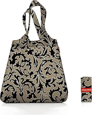 Image de reisenthel mini maxi shopper, sac à provisions pliable, sac de transport, Baroque Marble, 15 L, AT7061